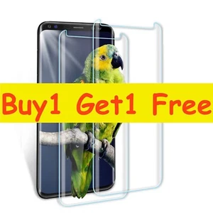 For Samsung Galaxy S9 5D Full Curved Tempered Glass LCD Screen Protector Clear - Picture 1 of 7