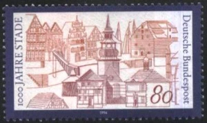 Mint stamp Architecture 1000 years Stade 1994 from Germany avdpz - Picture 1 of 1