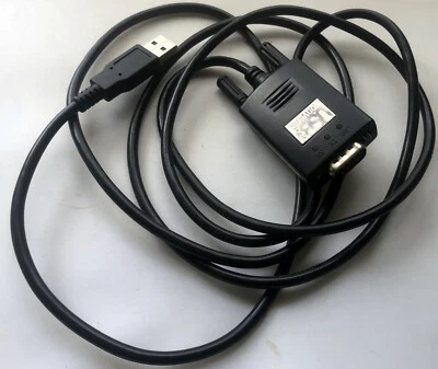 RS-232 DB-9 RS232 9 Pin Serial Male DB9 to U232-P9 USB Converter Cable - Image 1 of 4