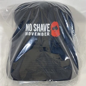 No Shave November Muskel unterstützende Herren Gesundheit Mütze Kappe schwarz verstellbar - Bild 1 von 11