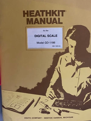 Manual de construcción de báscula digital Heathkit GD-1186 Foto 1 de 2