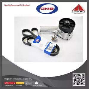 GMB Water Pump Thermostat & belt Kit for Falcon 4.0L 6cyl BA BF FG FGX inc XR6 - Bild 1 von 11