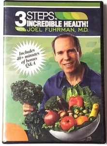 3 Steps to Incredible Health with Joel Fuhrman, M.D. (DVD, 2011) FREE Shipping - Bild 1 von 2