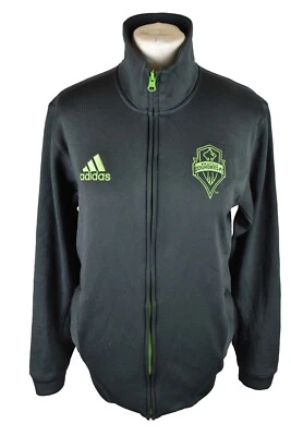 ADIDAS Seattle Sounders FC Trakc Jumper size 36/38 Mens Full Zip Outdoors - Image 1 of 4