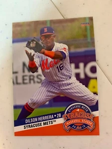 Dilson Herrera 2019 Syracuse Mets Team Card - Picture 1 of 1