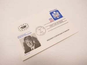 USPS Scott UZ6 Vintage 20c Great Seal Emblem Clinton First Day Of Issue - Picture 1 of 6