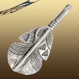Sterling Silver Feather Pendant - Picture 1 of 1