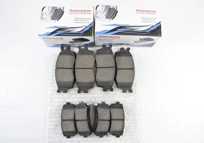 Pastillas de freno delanteras y traseras de cerámica completa Asianautos para Kia Rio5 2006-2011 Foto 1 de 3