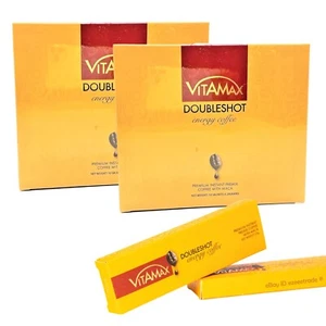 VITAMAX Doubleshot Coffee for Men Energy Boost 10 Sachets x 20g Herbal Mix - Picture 1 of 12