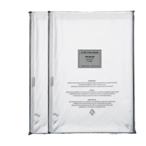 200 10x13 Erstickungswarnung Klar Poly Selbstversiegelnde Beutel 1,5 Mil - Bild 1 von 1