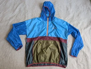 Cotopaxi Jacke Herren Extra Large blau braun Teca Half Zip Windbreaker Kapuze leicht - Bild 1 von 15