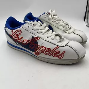 Scarpe Nike Cortez in pelle Los Angeles Dodgers bianche da uomo taglia 10 (DA4402-100) - Foto 1 di 16