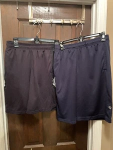 Set Of 2 Boys Size 16-18 Athletic Shorts: Black & Blue - Picture 1 of 8