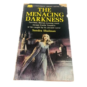 1ST ED The Menacing Darkness By Sandra Shulman 1966 VTG PB - Picture 1 of 15