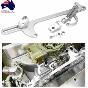 Throttle Cable Bracket Carburetor Billet Aluminum (SILVER) For Holley 4150&4160 - Picture 1 of 8