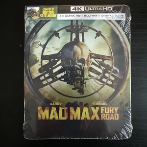 NEW Mad Max Fury Road 4K UHD + Blu-ray Digital Steelbook Furiosa Limited Edition - Picture 1 of 2