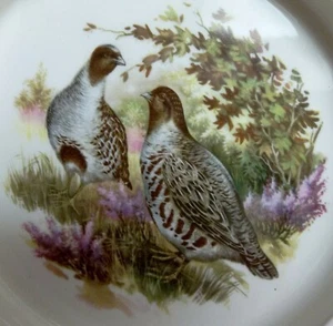 CENICERO CODORNICES Caramelos-Bortijas-Cigarrillos Plato Coleccionable 6.5" Redondo  - Imagen 1 de 4