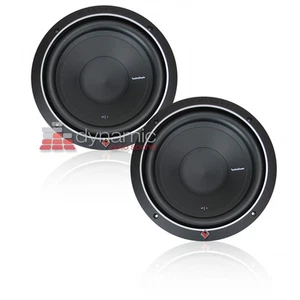 (2) Rockford Fosgate P1S2-10 P1 Punch Serie 10 Zoll 2-Ohm Subwoofer SVC Sub NEU - Bild 1 von 7