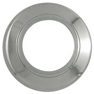 New Set Of 2, Silver Chrome W/Open Center Aftermarket Center Caps - Picture 1 of 1