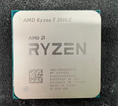Procesador de escritorio AMD Ryzen 7 3800X 3,9 GHz, 8 núcleos, zócalo de 16 hilos AM4 probado Foto 1 de 3