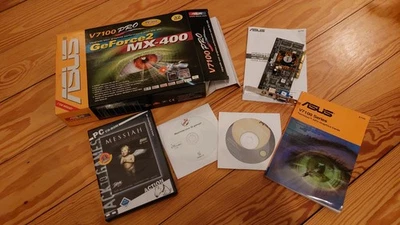 ASUS V7100 Pro GeForce2 MX-400 32MB TV-Out AGP - Image 1 of 4