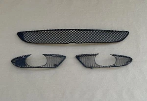 05-07 Mercedes W203 C280 C230 C350 AMG Sport Front Bumper Mesh Grilles Set OEM - Picture 1 of 11
