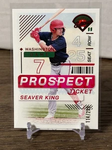 2024 Panini Prospect SEAVER KING Nationals RED PROSPECT TICKET /299 - Bild 1 von 2