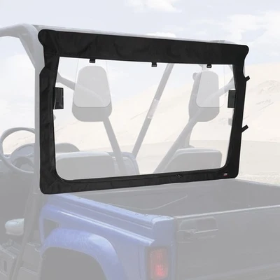 For Yamaha Rhino 450 600 700 78637 Kymvo UXV500 UTV Soft Rear Windshield Window - Image 1 of 4
