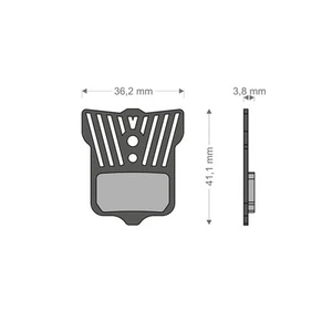 Brenta Ciclo Pastiglie Light Tech per Impianto ELIXIR 9/7/CR/XX/X0/T/TL AVID/SRA - Foto 1 di 1
