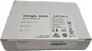 Moxa ioLogik 4000 M-1600 16-DI Sink Module 24VDC RTB Rev.2.1.1 - Zdjęcie 1 z 1