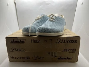 Helvesko Schuhe Damen UK 6 EU 39 Mesh Schnürschuhe Sneaker Comfort Blau - Bild 1 von 22