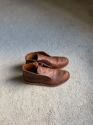 [ZAPATOS DE TREWDING] Chuppa de fin de semana ALA ROJA para hombre - Cobre Nuevo sin etiqueta Foto 1 de 3