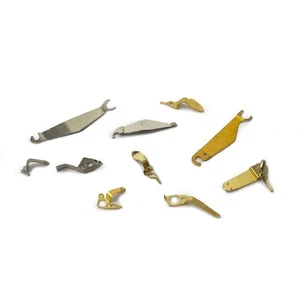 Quartz Watch Battery Clamps Clasps Covers x10 Assorted for Movements - Picture 1 of 2