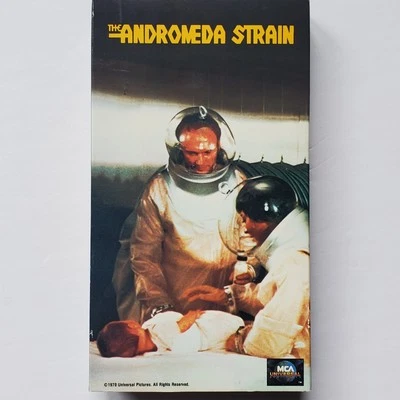 The Andromeda Strain VHS 1970 Universal 1990 Sci-Fi Classic Thriller Robert Wise - Image 1 of 4