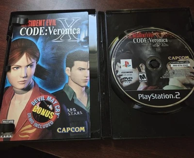 Resident Evil Code: Veronica X (Sony PlayStation 2, 2001) - Image 1 of 2