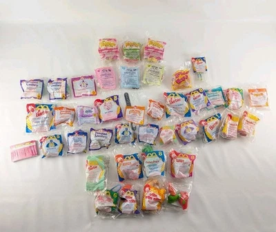 Lot 41 Vintage McDonalds Happy Meal Toys 1993-1999 Sealed Barbie Fisher Price - Image 1 of 4