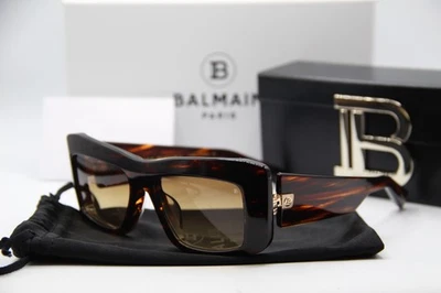 NUEVAS GAFAS DE SOL BALMAIN ENVIE BPS-140B-54 BRN-GLD MARRÓN MARCOS AUTÉNTICOS 54-18 Foto 1 de 4