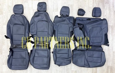 2025 NEW TAKEOFF ORIGNAL FORD BRONCO VINYL BLACK ONYX SEAT COVERS - Image 1 of 4