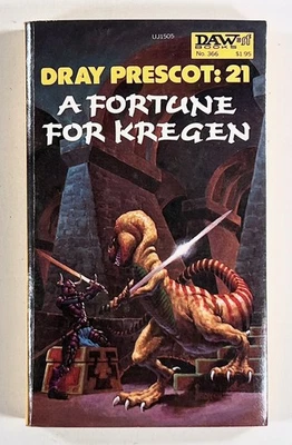1979 Dray Prescot #21 A FORTUNE FOR KREGEN space fantasy novel series DAW pb 366 - Image 1 of 4