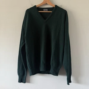 Vintage Lands’ End Lammwolle Pullover Herren XL Fisherman Coastal Made In England - Bild 1 von 10
