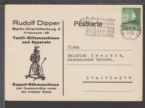 ✔️ ALEMANIA 3. Reich Segunda Guerra Mundial RARO POSTAL ESPECIAL - Imagen 1 de 2