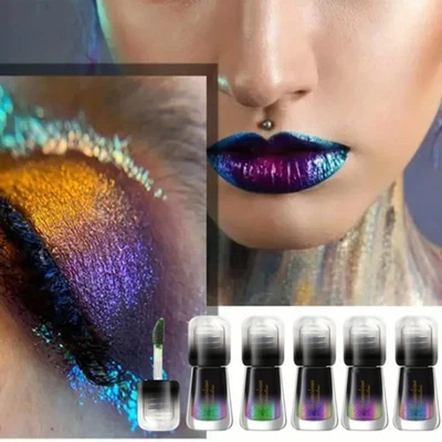 1Pc Liquid Lipstick Chameleon-effect Liquid Eyeshadow Masquerades Chameleon - Image 1 of 4