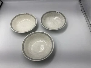 3 x Vintage Churchill Galaxy Pattern Grey Speckle 6” Desert Bowls Replacement C - Picture 1 of 13