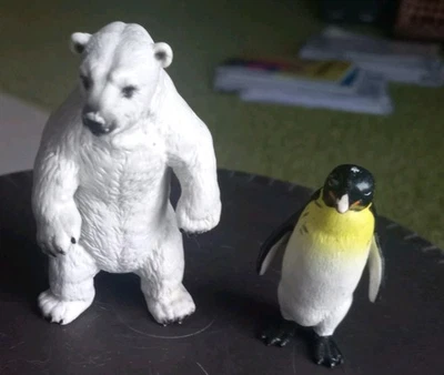 Schleich Eisbär und Pinguin 2 Figuren - Bild 1 von 3