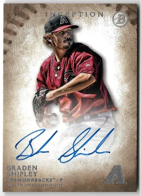 Autógrafo Bowman Inception Prospect 2015 #PA-BS Braden Shipley Diamondbacks radiocontrol Foto 1 de 3