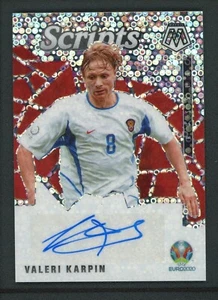2021 VALERI KARPIN AUTO PANINI MOSAIC UEFA EURO2020 SCRIPTS DISCO AUTOGRAPHS - Picture 1 of 2
