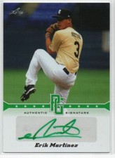 2013 Leaf Perfect Game Erik Martinez #A-EM2 Green Autograph /10