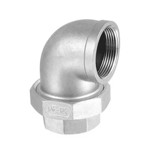 CODO UNIÓN ACERO INOXIDABLE 316 F X F c/w asiento PTFE BSP 150lbs - Imagen 1 de 1