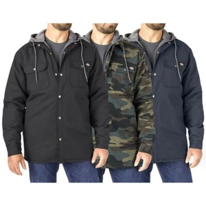 Abrigo camisa de pato con capucha de lana para hombre Dickies con hidroshield TJ213 - Imagen 1 de 56