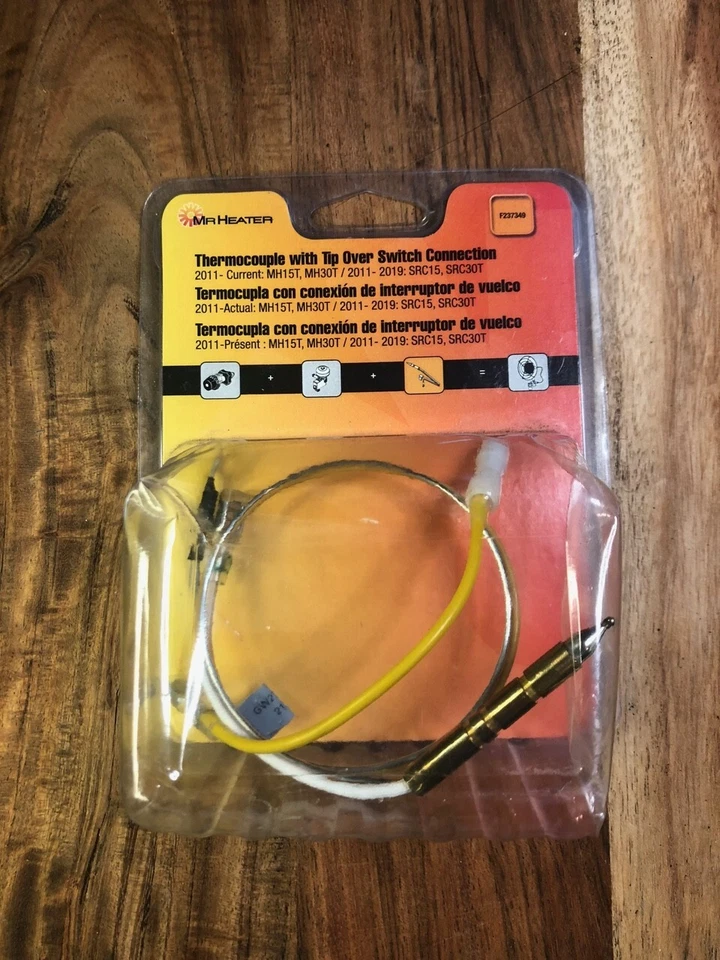 F237349 Thermocouple Assembly with Tip Over Switch Connection - Image 1 of 1